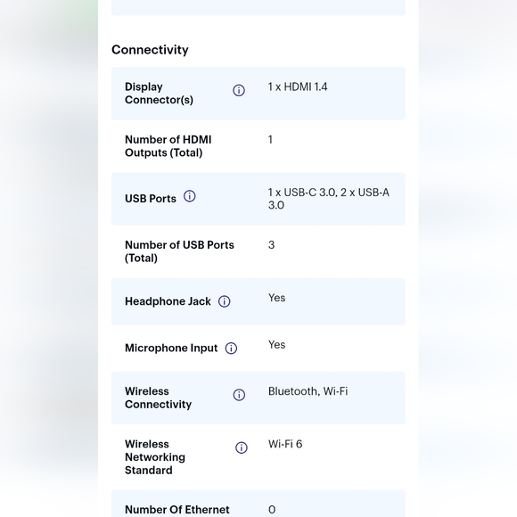 Hp 14" Laptop Intel Celeron N4500 2021 4GB Memory 64GB eMMC - Picture 15 of 15